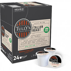 Tully's Coffee Italian Roast Coffee Single-Serve K-Cup®, Carton Of 24