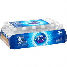 Pure Life Purified Bottled Water - 8 fl oz (237 mL) - Bottle - 24 / Carton