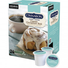 Cinnabon Classic Single-Serve Coffee K-Cup®, Cinnamon Roll, Carton Of 24
