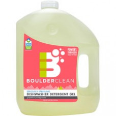 Boulder Clean Dishwasher Detergent Gel - Gel - 100 oz (6.25 lb) - Grapefruit Pomegranate Scent - 1 Each - Clear