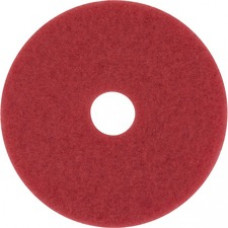 3M Red Buffer Pad 5100 - 5/Carton - Round x 14