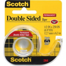 Scotch Double-Sided Tape w/Dispensers - 0.50