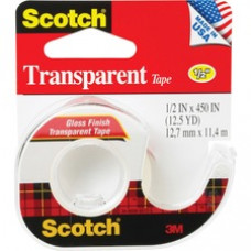 Scotch Gloss Finish Transparent Tape - 0.50