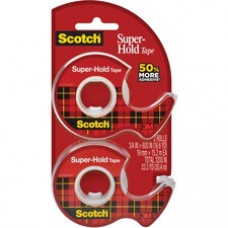 Scotch Super-Hold Tape - 16.67 yd Length x 0.75