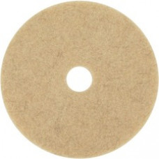 3M Natural Blend Tan Pad 3500 - 5/Carton - Round x 27