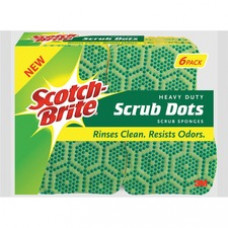 Scotch-Brite Scrub Dots Heavy-duty Scrub Sponge - 2.5