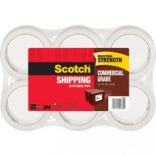 Scotch® Commercial Grade Shipping Packaging Tape, 1.88" x 54.6 Yds - 1.88" Width x 54.60 yd Length - 3" Core - Synthetic Rubber Resin - 2 mil - Polypropylene Backing - Dirt Resistant, Dust/Dirt-free, Commercial 