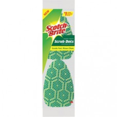 Scotch-Brite Scrub Dots Dishwand Refill - 14/Carton - Green