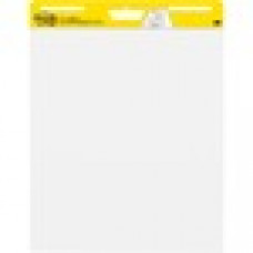 Post-it Self-Stick Easel Pads, 25 in x 30 in, White - 30 Sheets - Plain - Stapled - 18.50 lb Basis Weight - 25