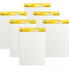Post-it Self-Stick Easel Pads Value Pack, 25 in x 30 in, White - 30 Sheets - Plain - Stapled - 18.50 lb Basis Weight - 25