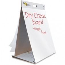 Post-it Self-Stick Tabletop Easel Pads with Dry Erase, 20 in x 23 in, White - 20 Sheets - Plain - Stapled - 18.50 lb Basis Weight - 20