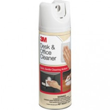 3M Desk/Office Cleaner Spray - Spray, Aerosol - 0.12 gal (15 fl oz) - 12 / Carton
