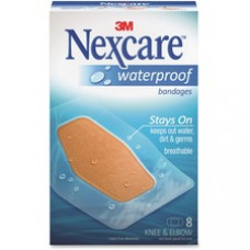 Nexcare™ Waterproof Bandages, Knee and Elbow, 8 ct. - 2.38