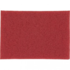 3M Red Buffer Pad - 10/Carton - Rectangle - 14