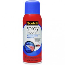 Scotch Spray Mount Clear Adhesive - 10.25 oz - Photo - 1 Each - Clear