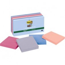 Post-it Super Sticky Recycled Notes, 3 in x 3 in, Bali Color Collection - 1080 - 3