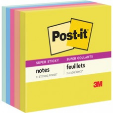 Post-it® Super Sticky Note Pads - Summer Joy Color Collection - 3