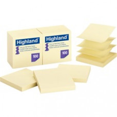 Highland Repositionable Pop-up Notes - 1200 - 3