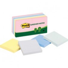 Post-it Greener Notes, 3 in x 3 in, Helsinki Color Collection - 1200 - 3