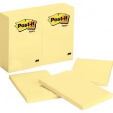Post-it Notes, 4 in x 6 in, Canary Yellow - 100 - 4