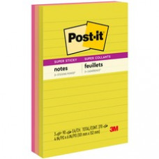 Post-it® Super Sticky Multi-Pack Notes - Summer Joy Color Collection - 4