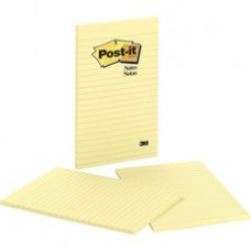 Post-it Notes, 5 in x 8 in, Canary Yellow, Lined - 100 - 5