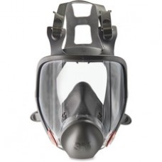 3M 6800 Full Fpiece Reusable Respirator - Reusable, Lightweight - Medium Size - Gases, Vapor, Particulate Protection - Thermoplastic - Black, Gray - 1 / Each