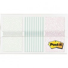 Post-it® Printed Flags - 60 x Assorted Pastel - 1