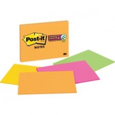 Post-it® Super Sticky Lined Meeting Notes Pads - 180 - 6