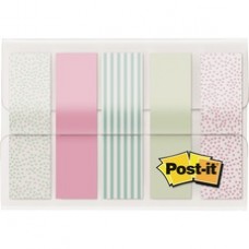 Post-it® Printed Flags - 100 x Assorted Pastel - 0.50