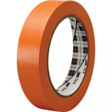 3M™ General Purpose Vinyl Tape 764 Orange - 1 in x 36 yd 5.0 mil - Polyvinyl Chloride (PVC) Backing - Rubber adhesive -Flexible, Removable, Residue-free - 1 Roll - Orange