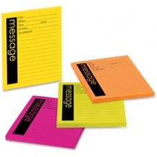 Post-it® Telephone Message Sticky Note Pads - 50 Sheet(s) - 5" x 4" Sheet Size - Assorted Sheet(s) - 4 / Pack