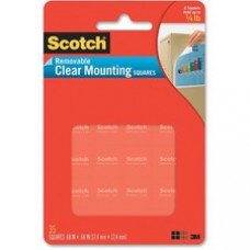 Scotch Removable Mounting Squares - 0.69