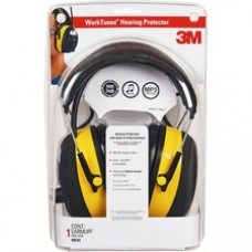Tekk Protection Digital WorkTunes Earmuff - Stereo - Yellow, Black - Wired - Over-the-head - Binaural - Circumaural