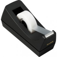 Scotch C38 Desk Tape Dispenser - Holds Total 1 Tape(s) - 1" Core - Black