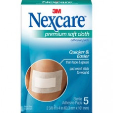 Nexcare Soft Cloth Premium Adhesive Gauze Pad - 3 Ply - 2.38
