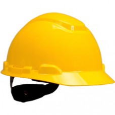 3M H700 Series Ratchet Suspension Hard Hat - Comfortable, Lightweight, Adjustable Ratchet, Adjustable Height - Head, Ultraviolet Protection - Yellow - 1 Each