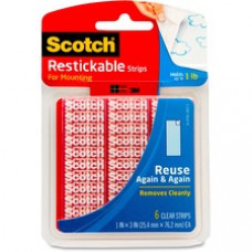 Scotch Restickable Clear Strips - 1