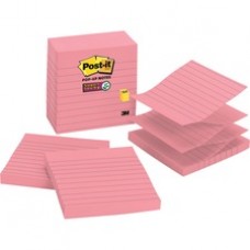 Post-it® Super Sticky Pop-up Lined Note Refills - 4