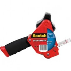 Scotch® Heavy Duty Packaging Tape Dispenser- Foam Handle with Retractable Blade - Holds Total 1 Tape(s) - 3