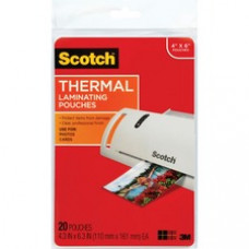 Scotch Thermal Laminating Pouches - Sheet Size Supported: 4