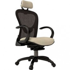 9 to 5 Seating Strata 1580 Task Chair - Mesh Back - High Back - 5-star Base - Latte - 1 Each