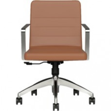 9 to 5 Seating Diddy 2450 Executive Chair - Mushroom Foam Seat - Mushroom Foam Back - 5-star Base - 1 Each