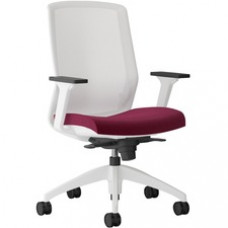 9 to 5 Seating Neo Task Chair - Dove Foam, Fabric Seat - Gray Back - 5-star Base - 1 Each