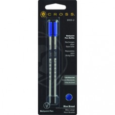 Cross Universal Ballpoint Pen Refill - Broad Point - Blue Ink - 2 / Pack