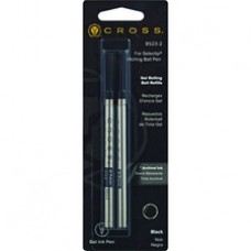 Cross Selectip Rollerball Pen Refills - Medium Point - Black Ink - 2 / Pack