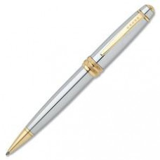 Cross Bailey Executive-styled Chrome Ballpoint pen - Chrome Gel-based Ink - 1 Each