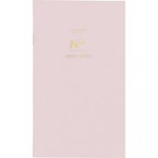 At-A-Glance Academic 2-year Monthly Planner - Pocket Size - Academic - Monthly - 2 Year - July - June - 1 Month Double Page Layout - Stapled - Pink, Gold - 3.5