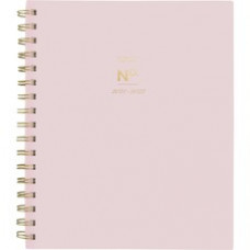 At-A-Glance WorkStyle 7x9 Academic Planner - Academic/Professional - Weekly, Monthly - 12 Month - July - June - 1 Week, 1 Month Double Page Layout - Twin Wire - Gold - Pink - 7