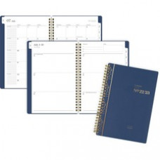 Cambridge WorkStyle Planner - Small Size - Academic - Weekly, Monthly - 12 Month - July - June - 1 Week, 1 Month Double Page Layout - 8 1/2